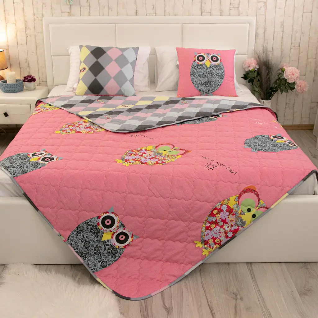 Ковдра Руно 172х205 вовняна "Owl" 316.137ШК_Owl - фото 3
