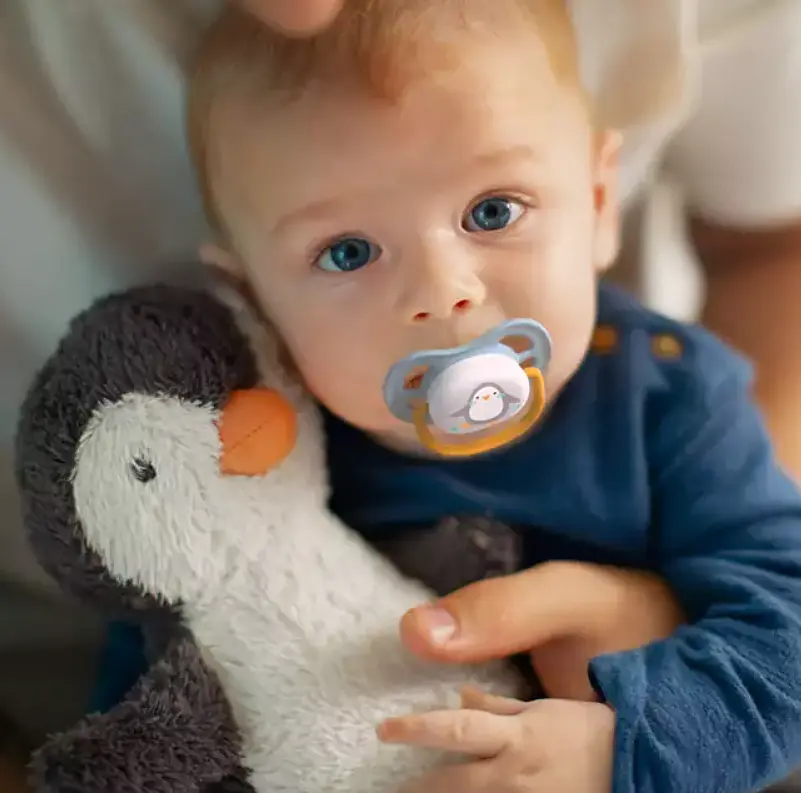 Пустушка Philips Avent Ultra Air Animal для хлопчика, 0-6 місяців, 2 шт. (SCF080/05) - фото 6