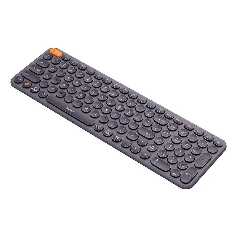 Клавиатура Baseus K01B Wireless Tri-Mode Keyboard - 3 режима 2.4 + BT1 + BT2 серая - фото 3