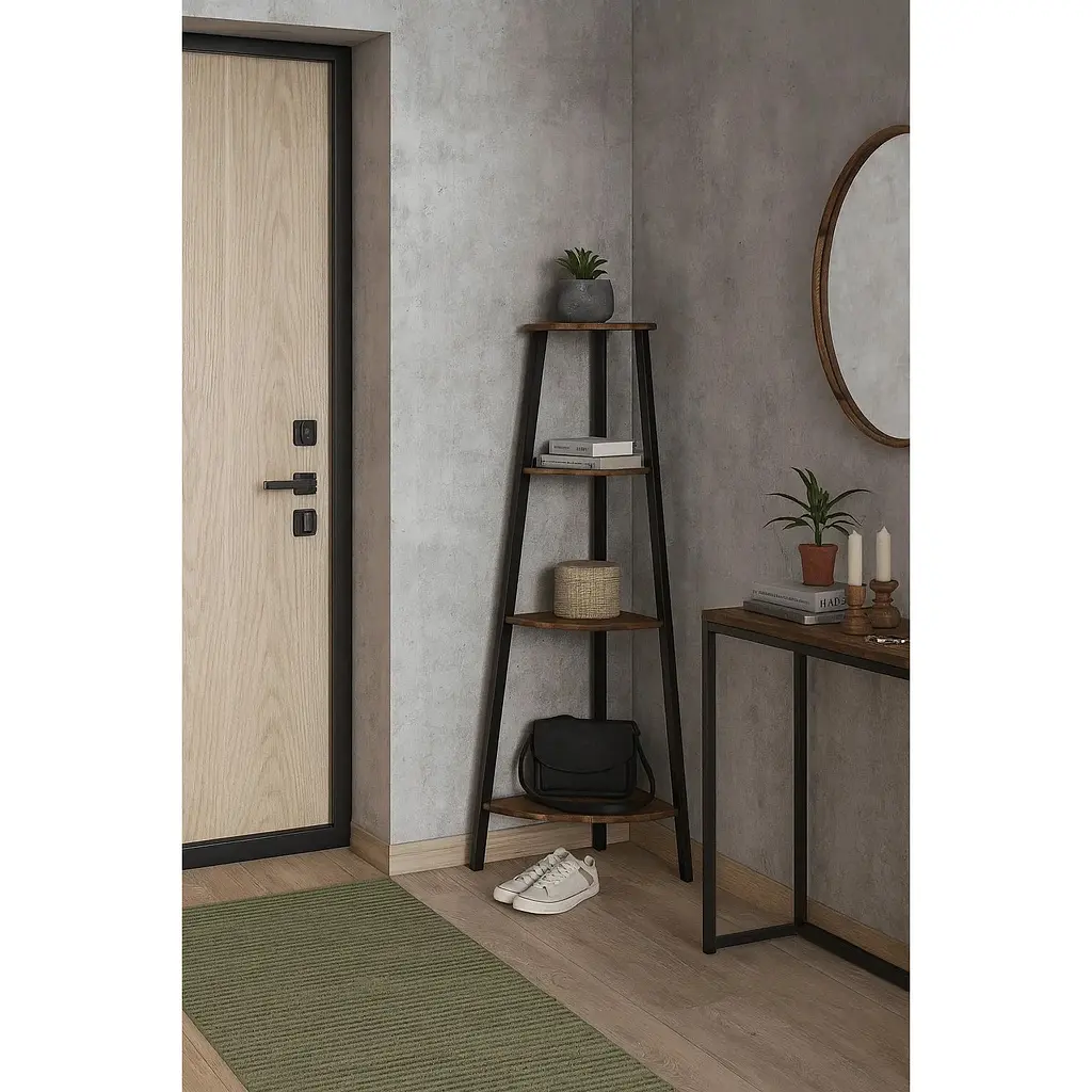 Етажерка Costway Leo кутова в стилі Loft - фото 7