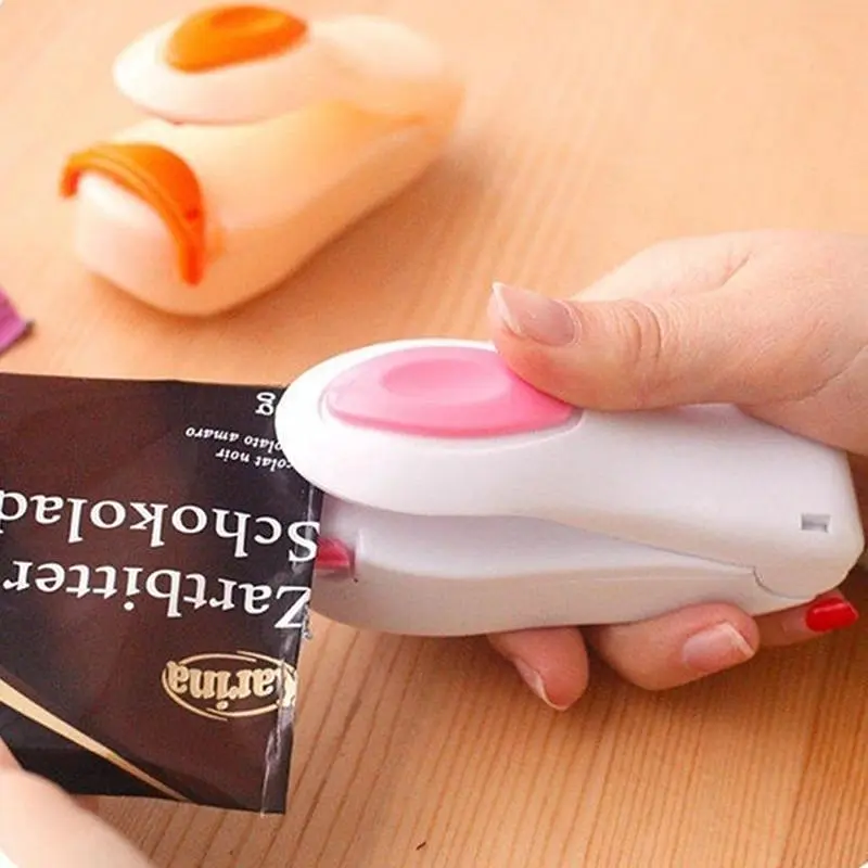 Ручний міні зварювач пакетів Korea Type Mini Sealing Білий, Kitchen Master 84959 - фото 2