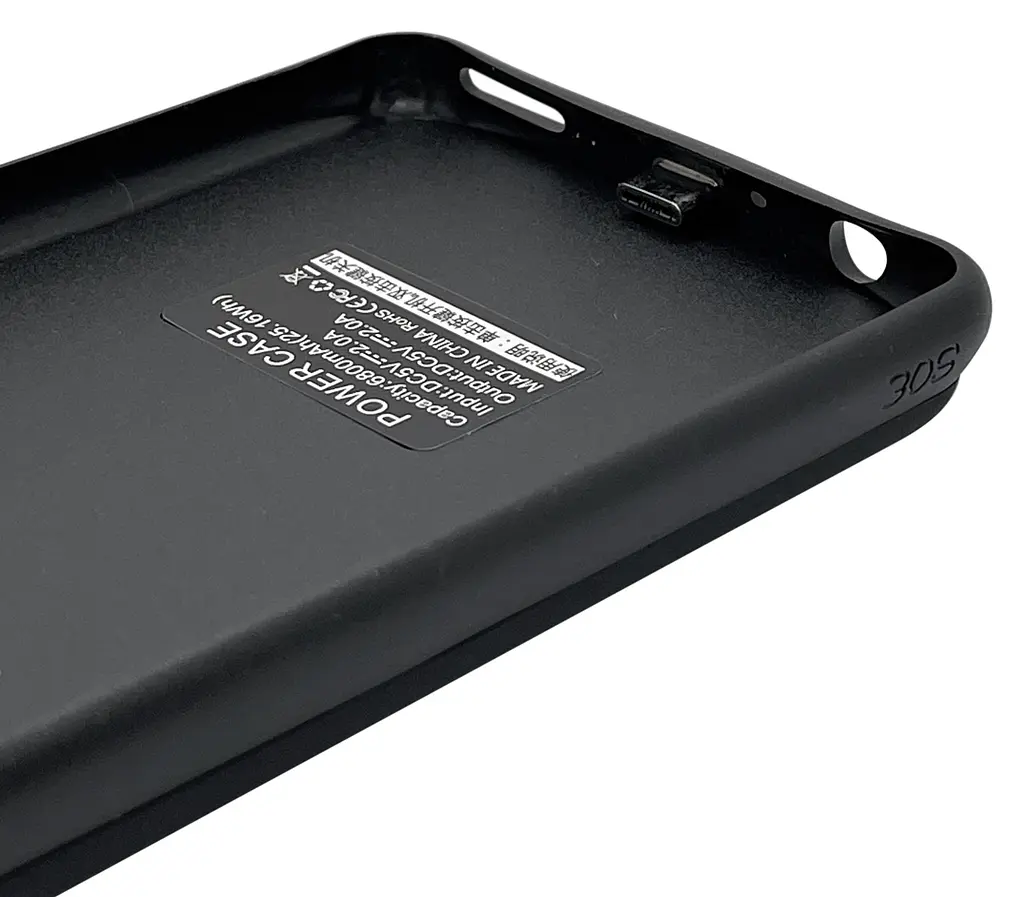 Чехол-аккумулятор XON PowerCase для Xiaomi Redmi Note 11 6800 mAh Черный (PCBS3411168B 2919) - фото 9