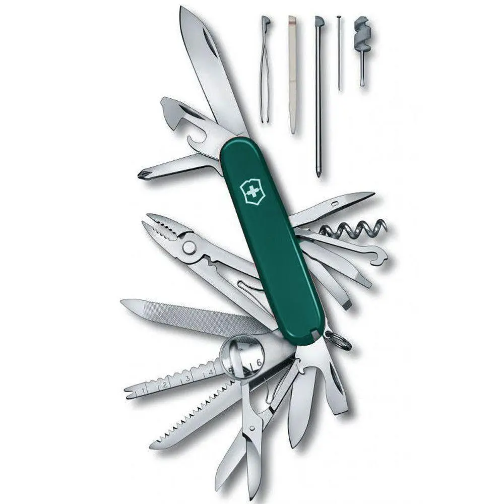 Ніж Victorinox Swisschamp 91мм 33функ зел - фото 3