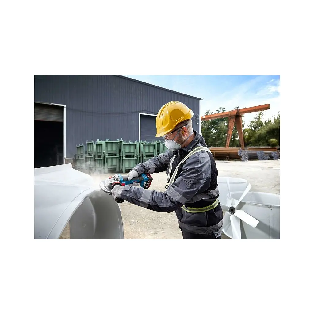 Шліфувальна машина Bosch GWS 18V-11 125мм, 18В, 2x5Ah, 0-9000об/хв, 1.7кг, кейс (0.601.9N4.103) - фото 4