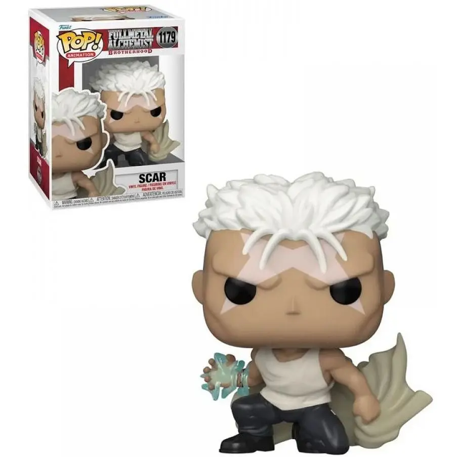 Фигурка Funko Pop Фанко Поп Fullmetal Alchemist Стальной алхимик Brotherhood - Scar Шрам 10 см FA BS 1179 - фото 1