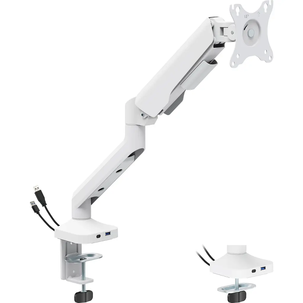 Настільне кріплення для монітора OfficePro MA451W 17-40` White [140162] - фото 4