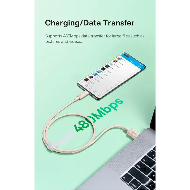 Кабель Baseus Habitat Series Fast Charging Cable USB to Type-C 100W 2m P10360203421-01 Pink - фото 10