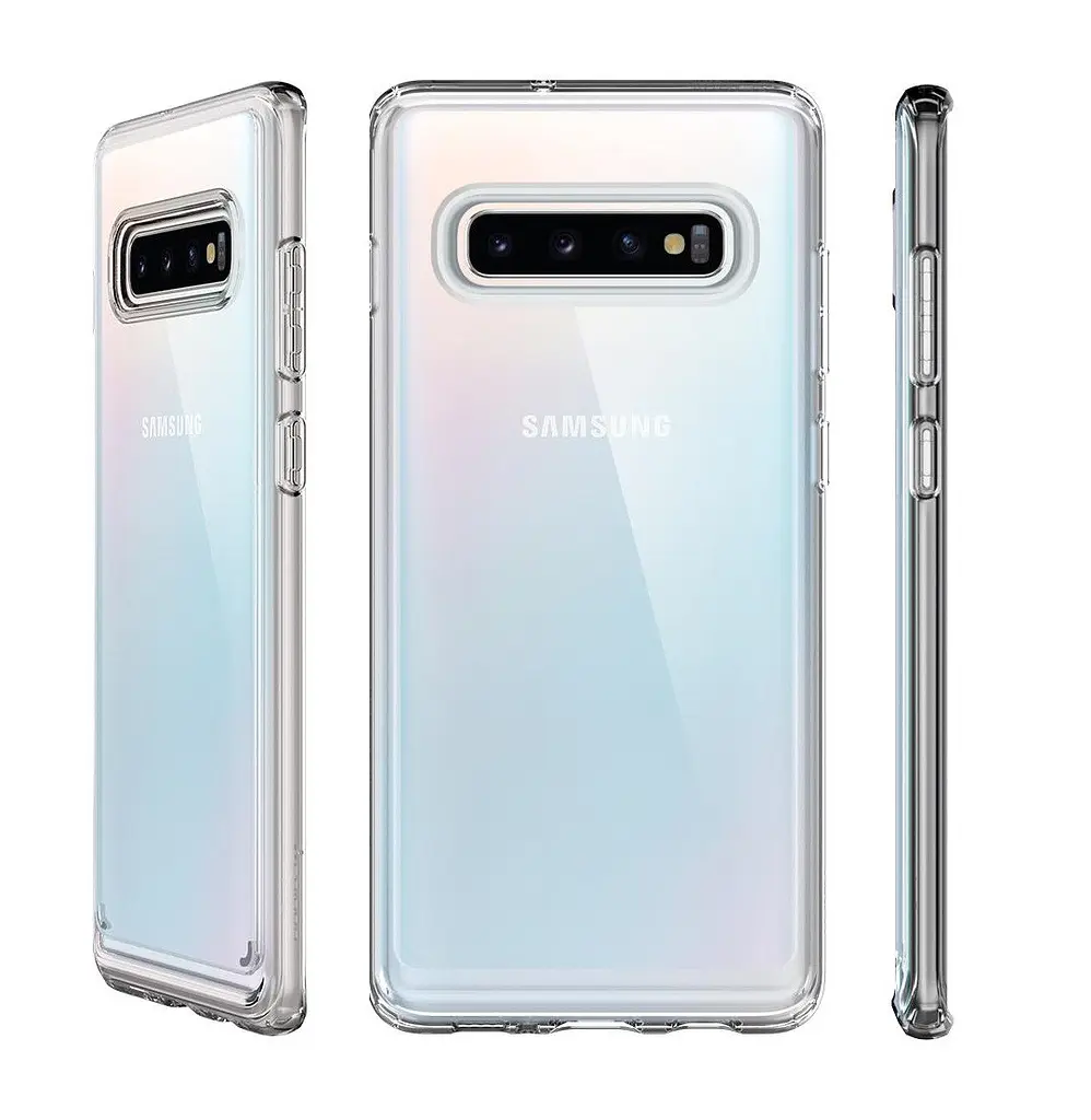 Чохол прозорий протиударний Spigen Ultra Hybrid 605CS25801 для Samsung Galaxy S10 (6.1") Clear - фото 6
