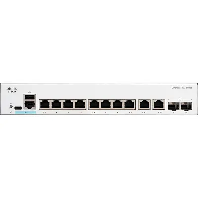 Комутатор мережевий Cisco C1200-8T-E-2G - фото 4