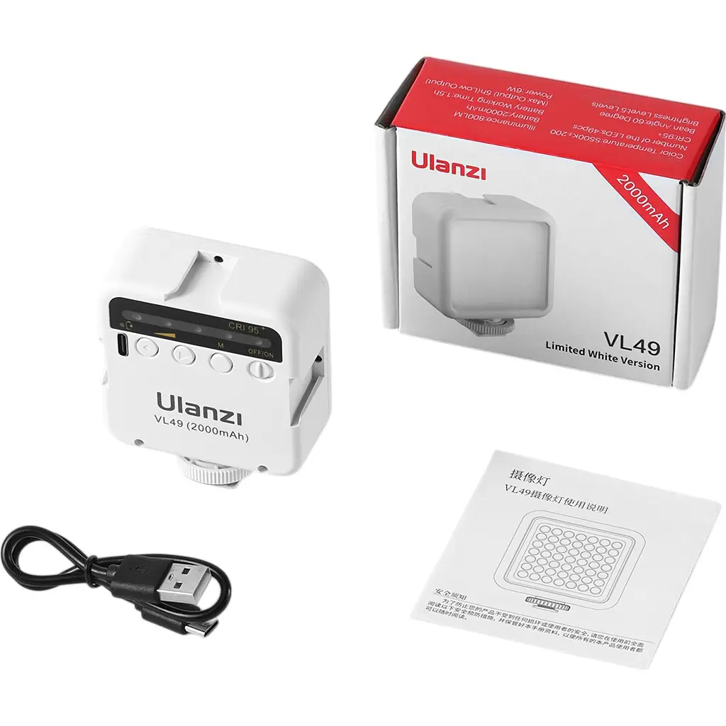 Накамерный свет Ulanzi VL49 White (UV-2215) [121835] - фото 6