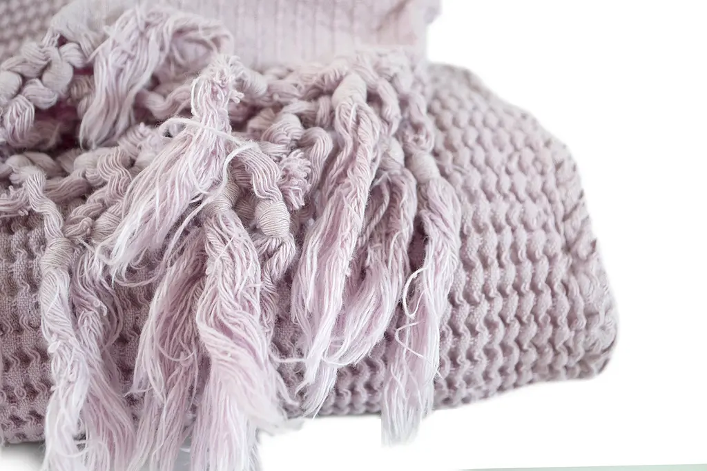 Плед Lotus Home - Rius lila сиреневый 130x170 - фото 3