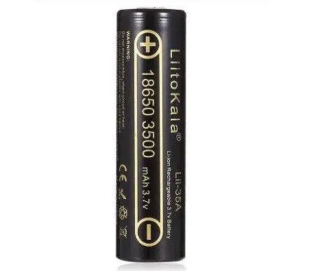 Акумулятор LiitoKala Lii-35A 18650 3500 mAh Чорний (1589509576) - фото 4