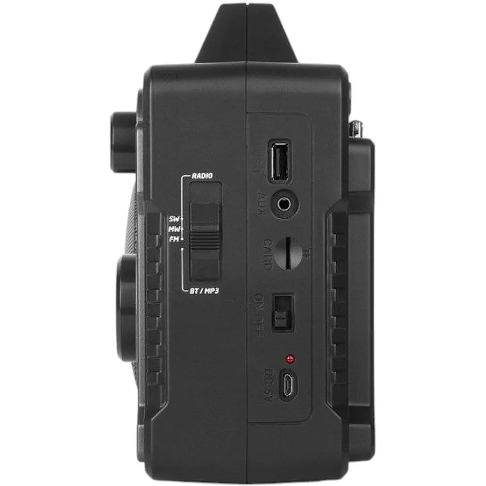 Радиоприемник портативный REAL-EL X703 Black - фото 5