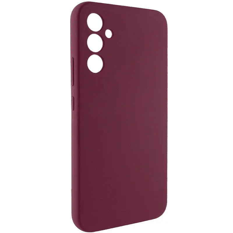Чохол Silicone Cover Lakshmi Full Camera (AAA) для Samsung Galaxy S23 FE Бордовий / Plum - фото 2