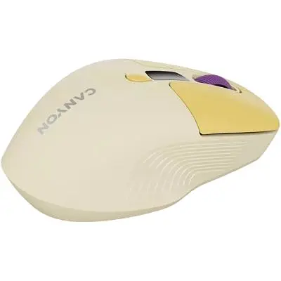 Комп'ютерна мишка Canyon MW-26 LCD Silent Wireless/Bluetooth Yellow (CNS-CMSW26Y) - фото 6