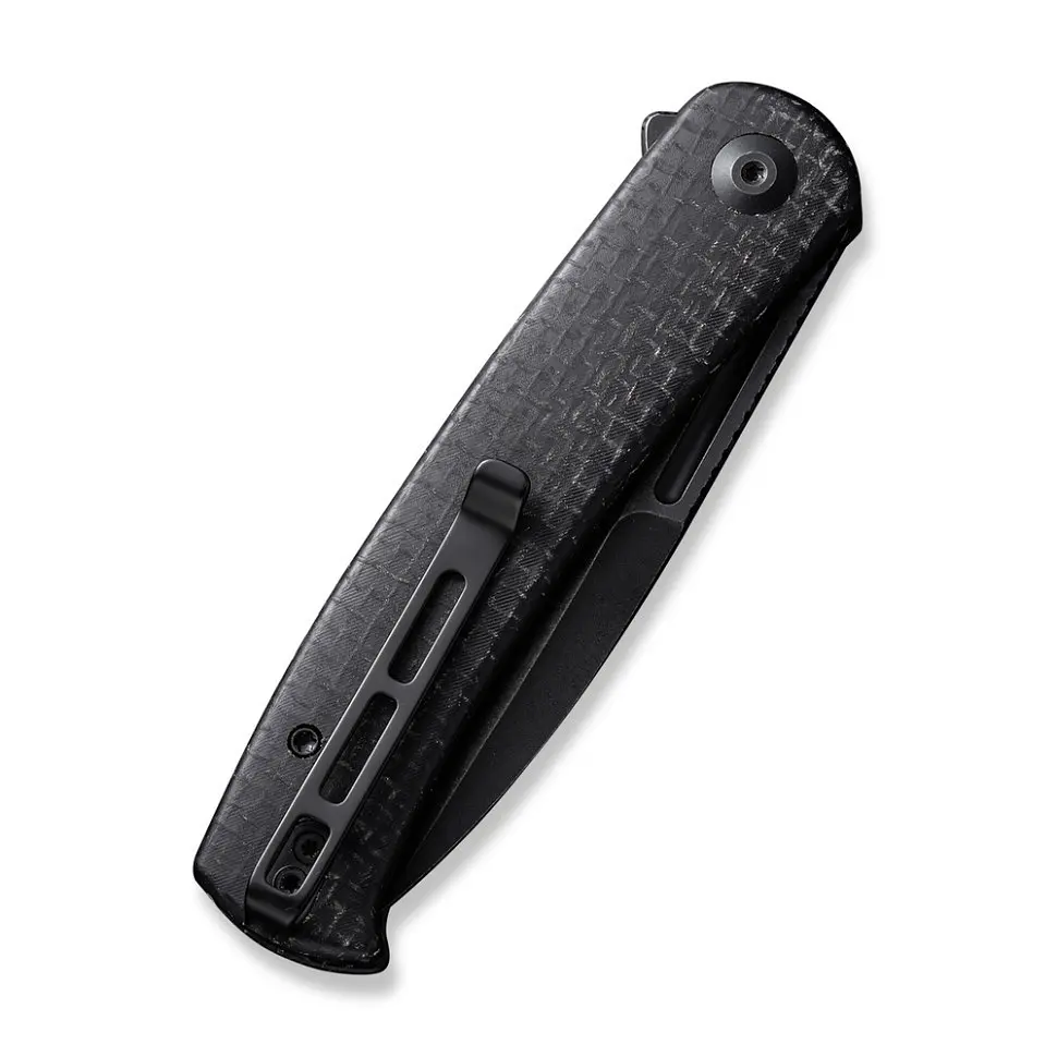 Нож складной Civivi Caetus C21025C-2 черный - Micarta - черное лезвие - фото 6