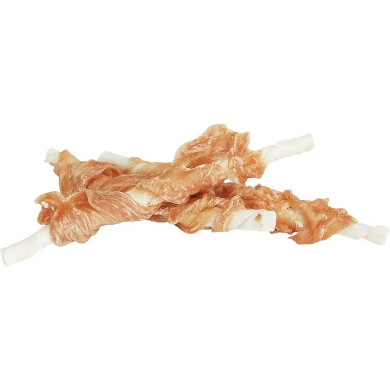 Снек для собак Camon палочки из говяжьей кожи обмотанные куриной грудкой 80 г  - фото 3
