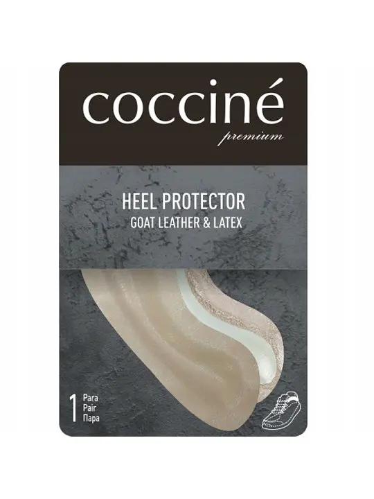 П'яткоутримач Coccine Heel Protector Natural шкіряний бежевий