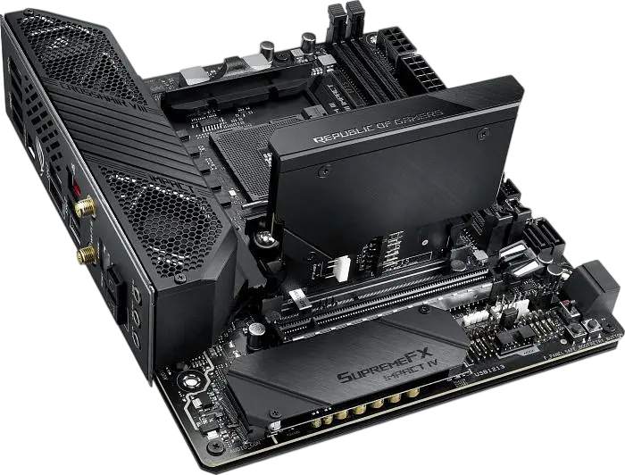 Материнська плата Asus ROG Crosshair VIII Impact Socket AM4 (ROG CROSSHAIR VIII IMPACT) Б/В - фото 2