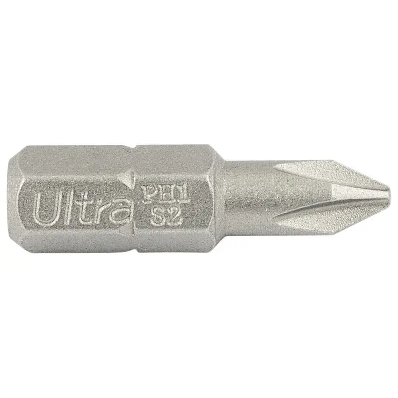 Біти PH1×25мм ¼" 10шт S2 (блістер) ULTRA (4014632) - фото 3