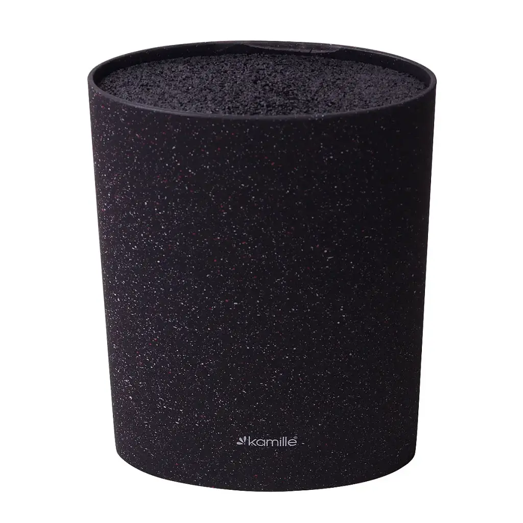 Підставка для ножів Kamille КМ-7606 black