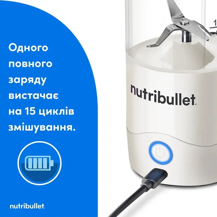 Блендер Nutribullet NBP003W (0C22300093) - фото 4
