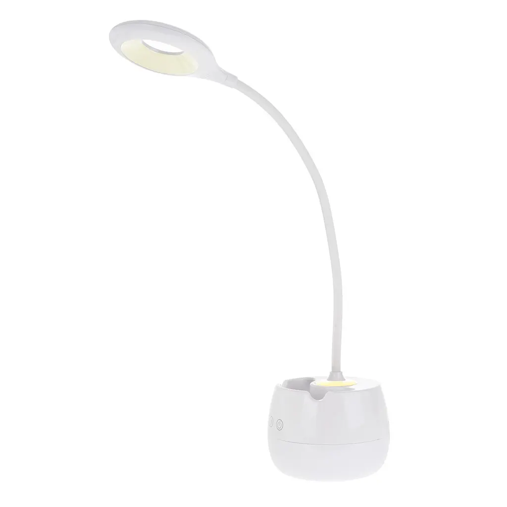Настільна лампа Brille на гнучкій ніжці сенсорна SL-104 5W WH - фото 8