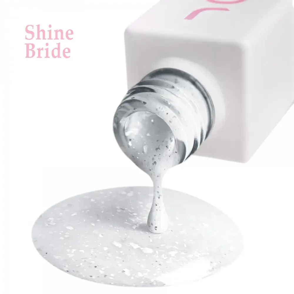 Камуфлююча база для нігтів BB Cream Base 18 Shine Bride JOIA vegan 8 мл - фото 3