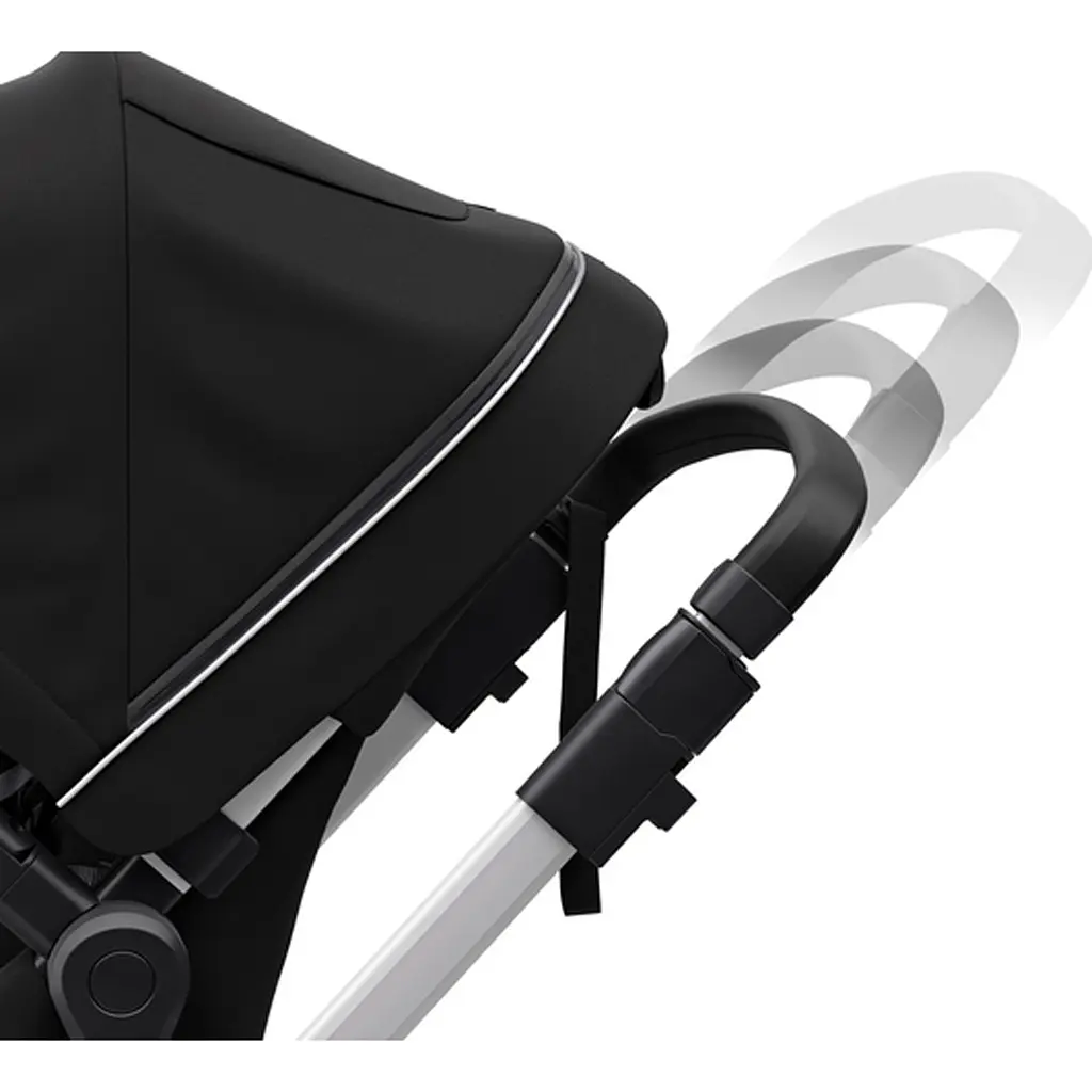Детская коляска Thule Sleek Aluminum/Midnight Black [11000007] [107630] - фото 8