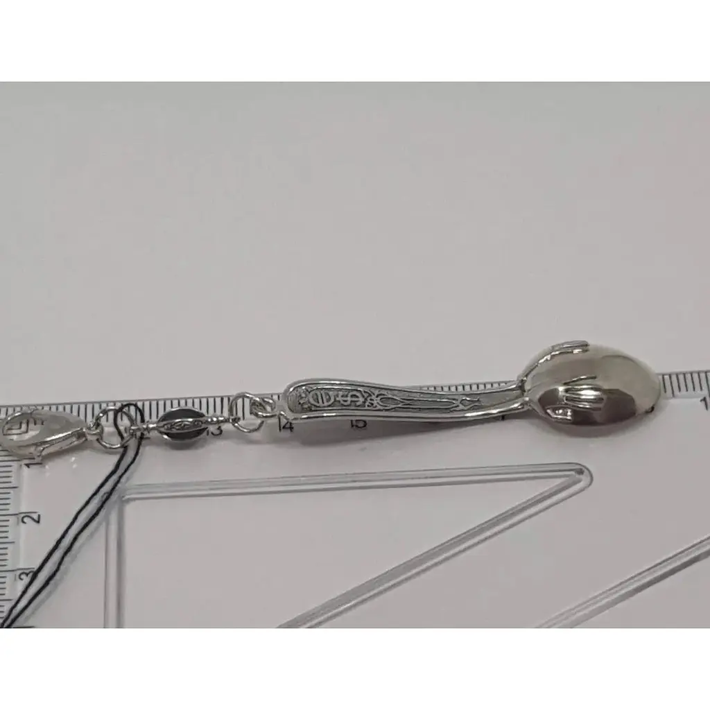 Срібний брелок Харківська ювелірна фабрика Ложка-загребушка. 7200-Ч - фото 6