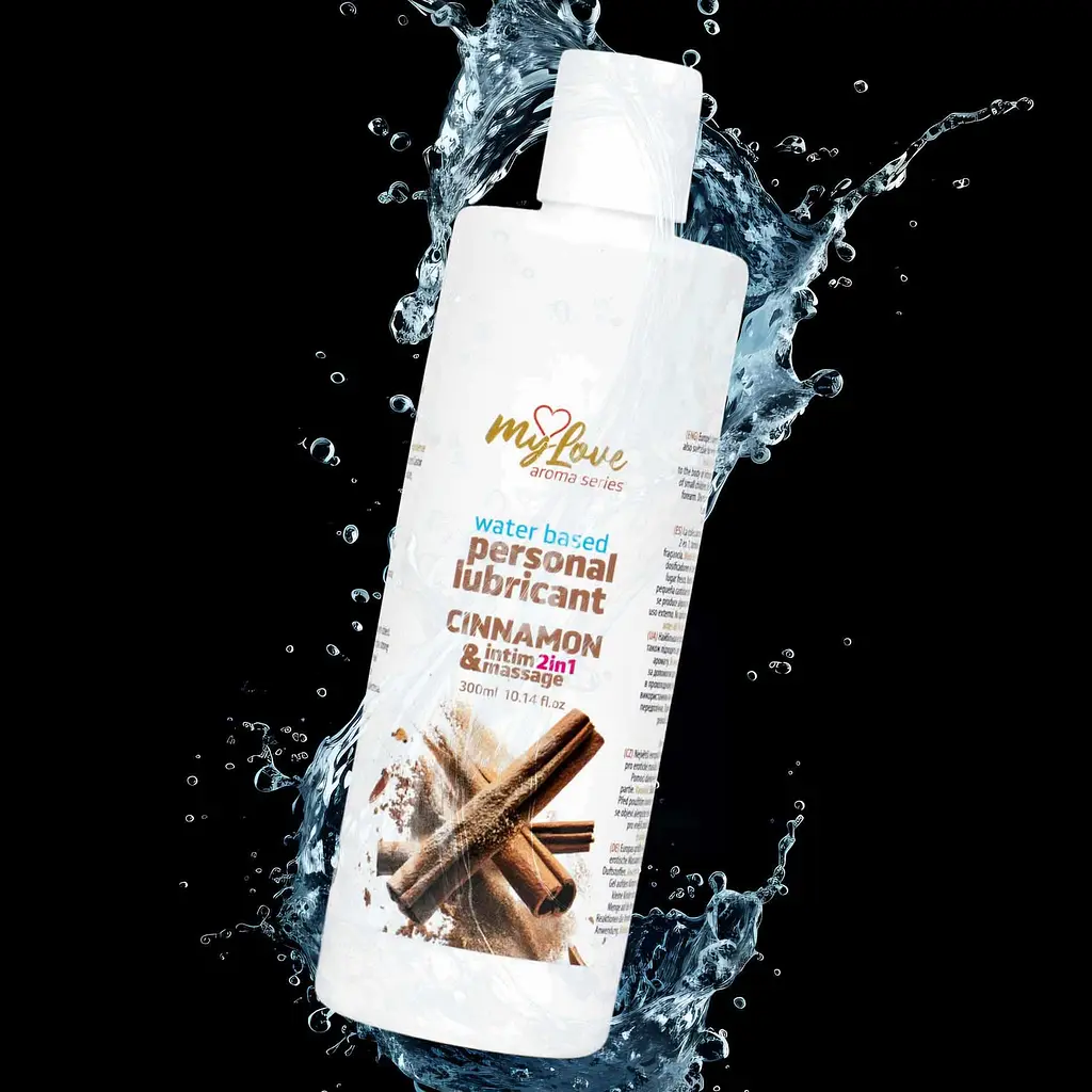 Лубрикант та масажний гель MyLove Aroma Series Cinnamon 300 мл - фото 4