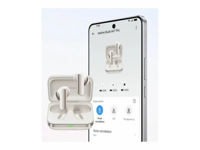 Навушники Realme Buds Air 7 Pro Glory Beige - фото 8