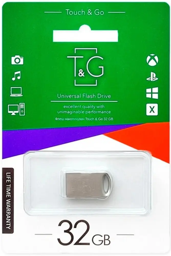 Флеш-накопичувач USB 32GB T&G 105 Metal Series Сріблястий (TG105-32G) - фото 2