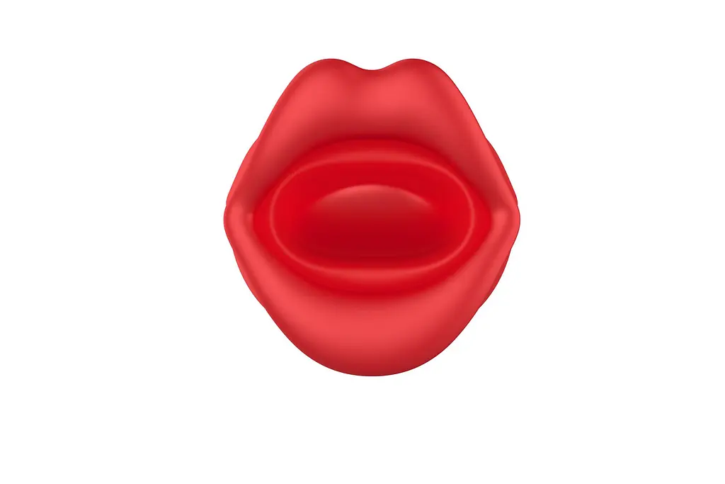 Вібратор для клітора B - Series Cute Bite Mouth 2.0, 22.3 см (червоний) - фото 6
