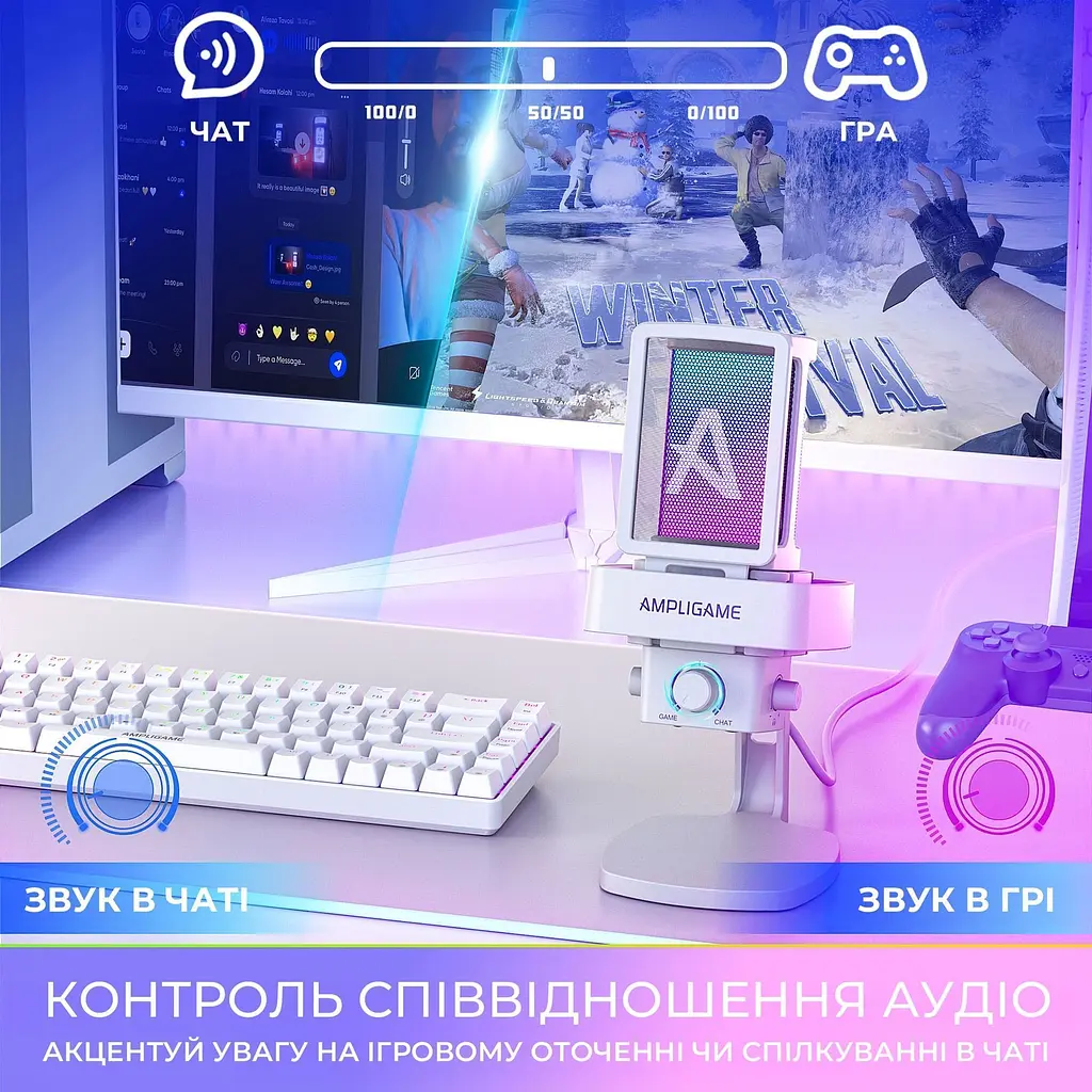 Мікрофон Fifine Q8PRO White [140396] - фото 7