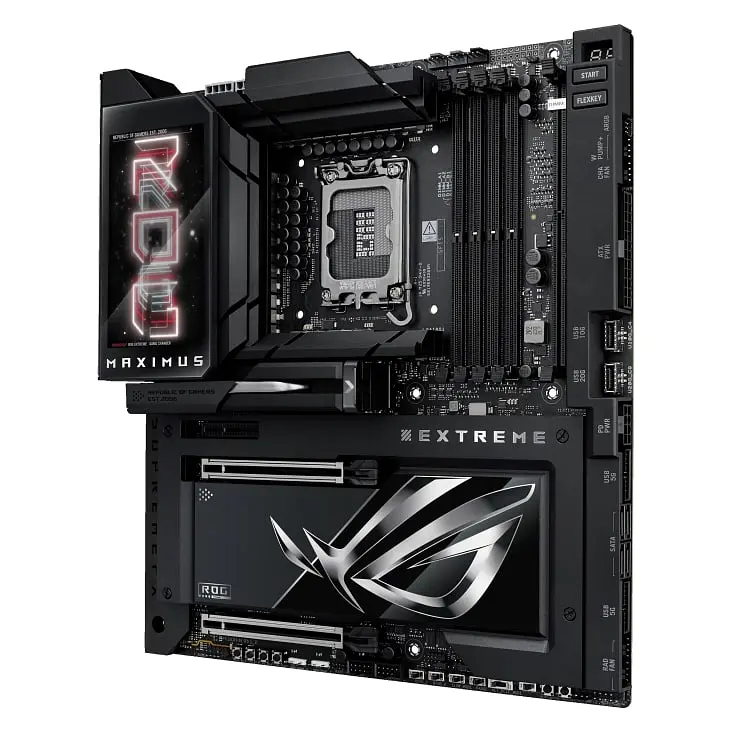 ASUS Материнська плата ROG MAXIMUS Z890 EXTREME s1851 Z890 4xDDR5 M.2 Thunderbolt HDMI Wi-Fi BT EATX - фото 8