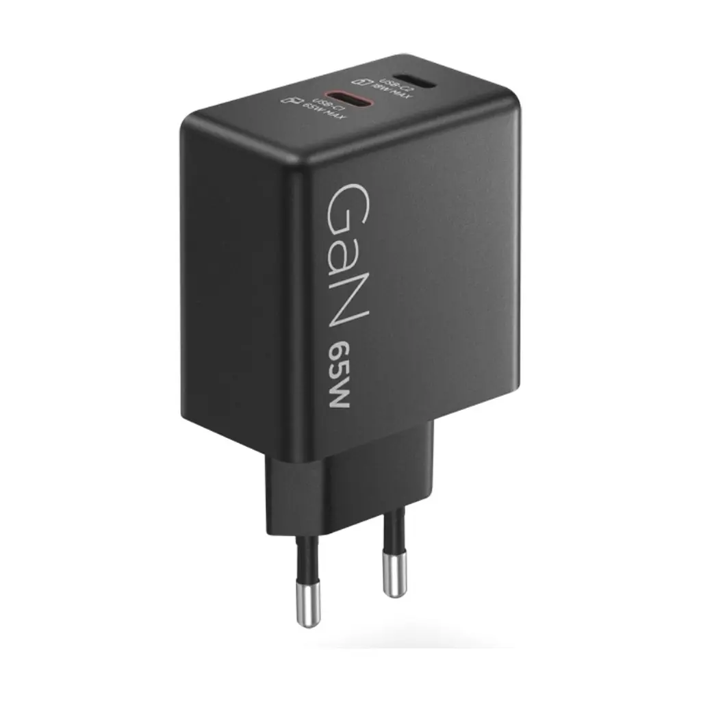 Блок питания для ноутбука Lenovo Dual USB-C 65W GaN Charger (40AW065BEU) - фото 6