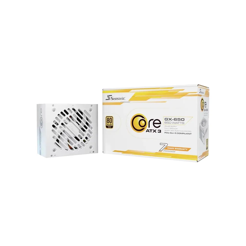 Блок живлення Seasonic 650W WHITE (CORE GX-650-ATX31-WHITE) - фото 10