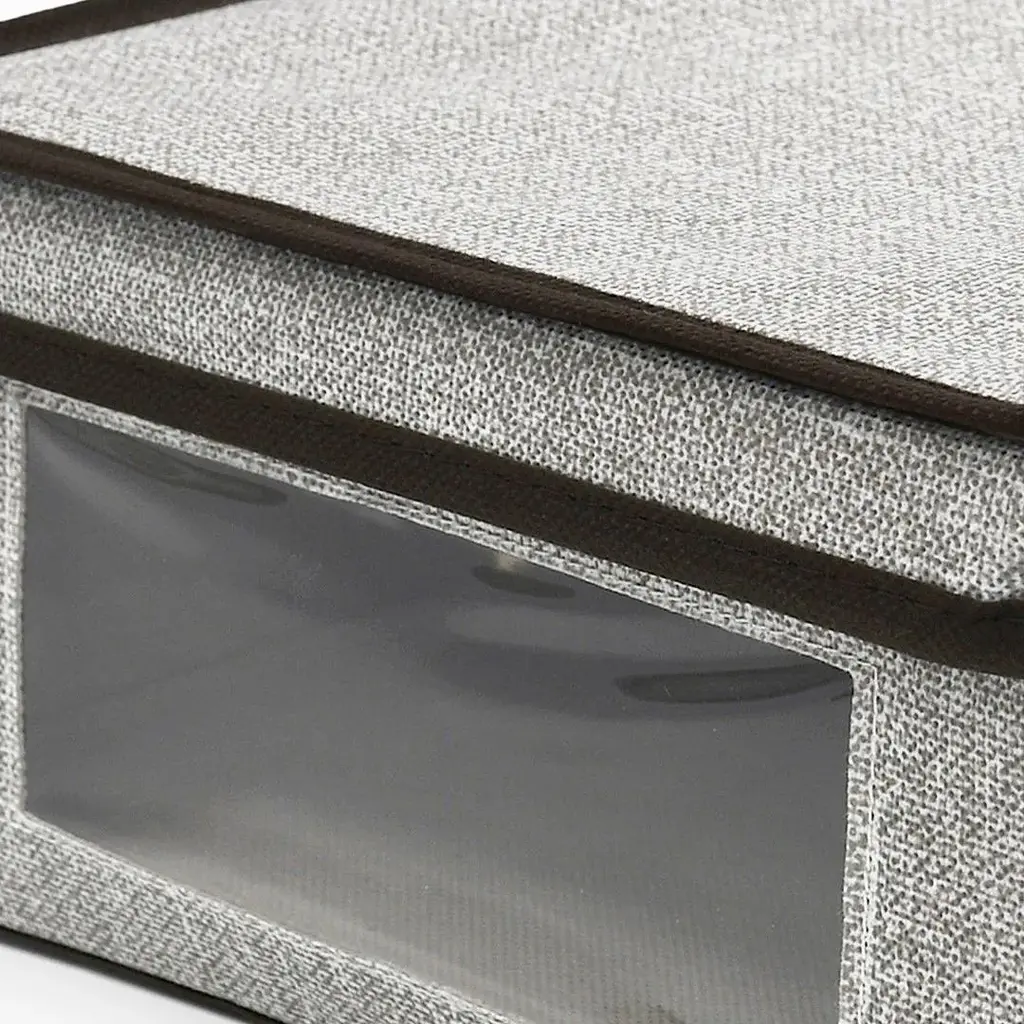 Короб для зберігання Handy Home з кришкою 30x28x15 см сірий (ESH07) - фото 2