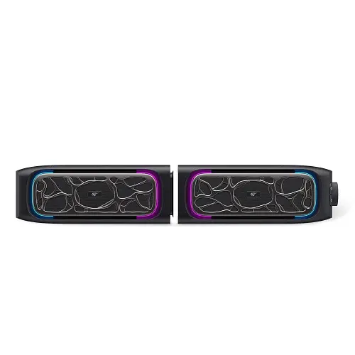 Колонки 2.0 Havit HV-SK215, Black, 2 x 2.5 Вт, mini-jack 3.5 мм, Bluetooth, USB, RGB підсвічування, радіус дії до 10 м - фото 4