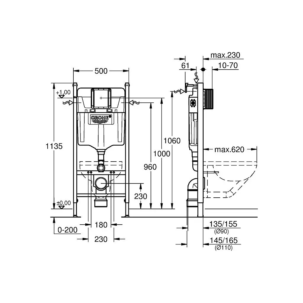 Інсталяція Grohe QuickFix 38971000 (CV030562) - фото 8