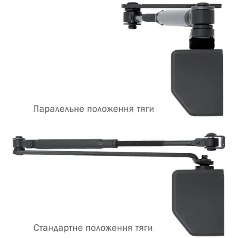 Доводчик двері Ryobi D-2055V BLACK - фото 8