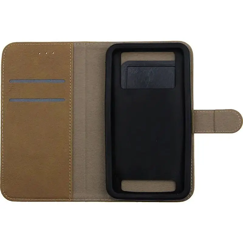 Чохол-книжка Toto Book Silicone Slide Universal Cover 6.5" (№3) Brown - фото 4