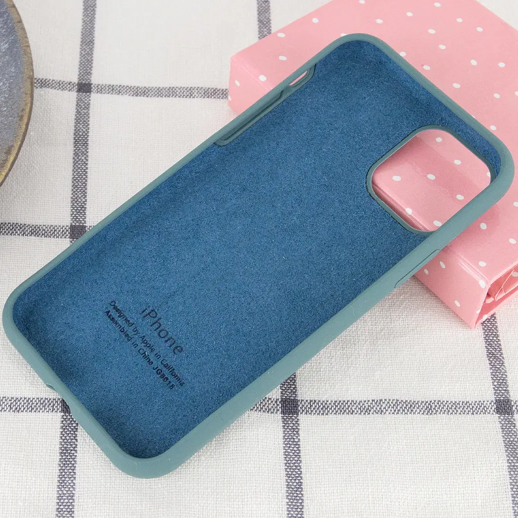 Чохол Silicone Case Full Protective AA для Apple iPhone 11 6.1" Зелений / Pine green - фото 3