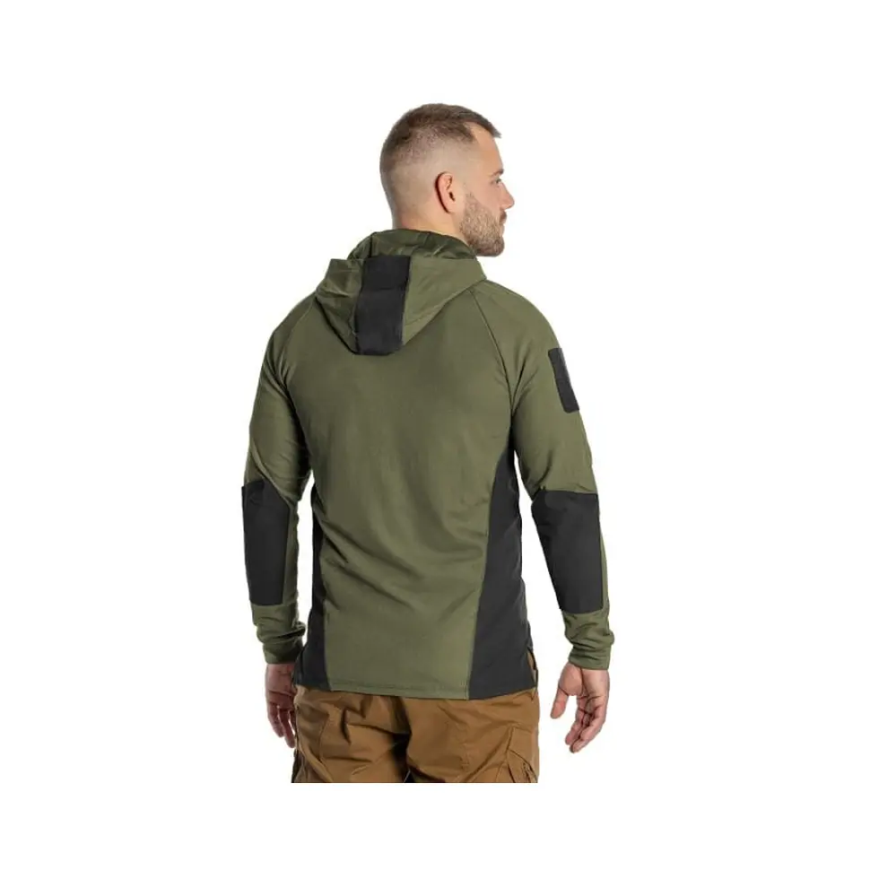 Кофта тактична Helikon-Tex RANGE HOODIE - TopCool, оливковий, розмір S - фото 2