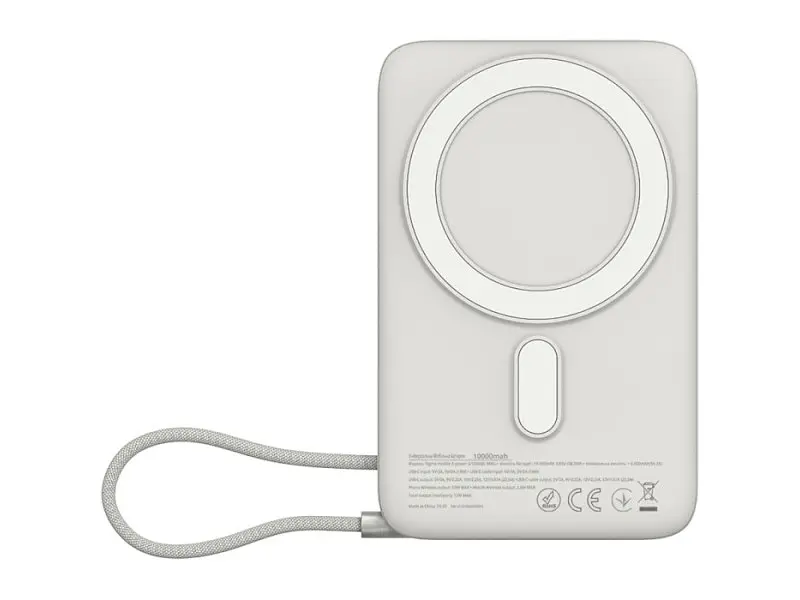 Зовнішній акумулятор (Power Bank) Sigma mobile X-power SI10A8QL-MAG 10000 mAh - фото 4