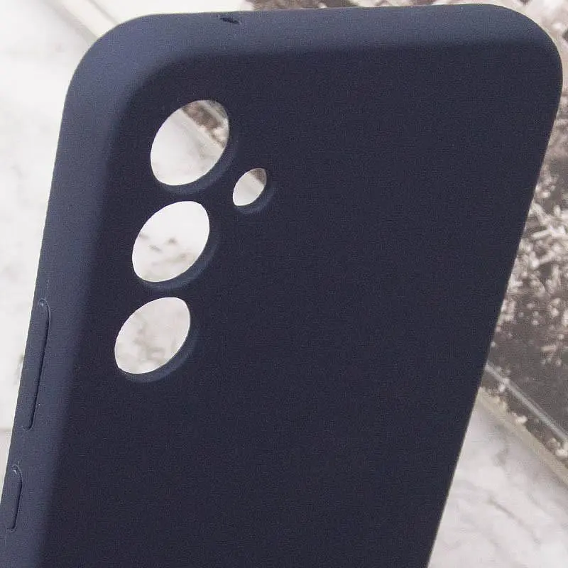 Чохол Silicone Cover Lakshmi Full Camera (AAA) with Logo для Samsung Galaxy S25+ Темно-синій / Midnight blue - фото 6