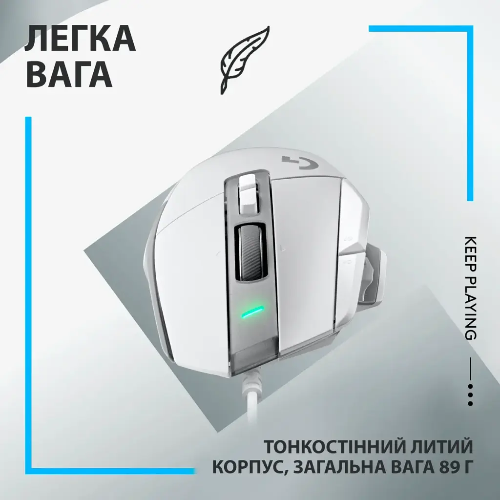 Мишка Logitech G502 X USB White (910-006146) - фото 6