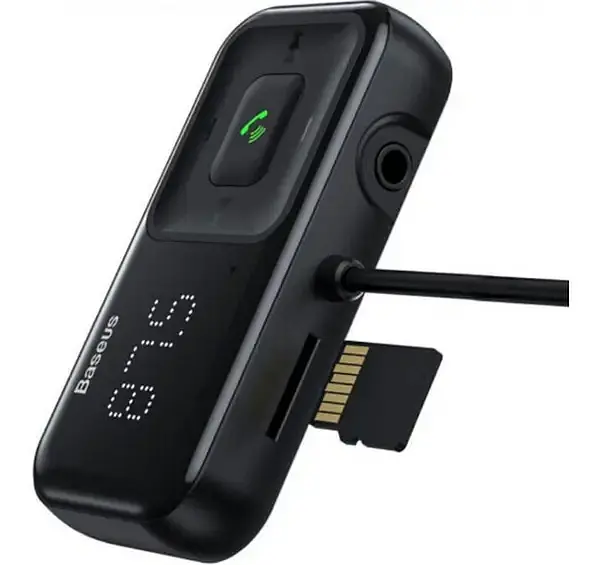 FM-трансмітер Baseus T Shaped S-16 Car bluetooth MP3 Player чорний (CCMT000201)