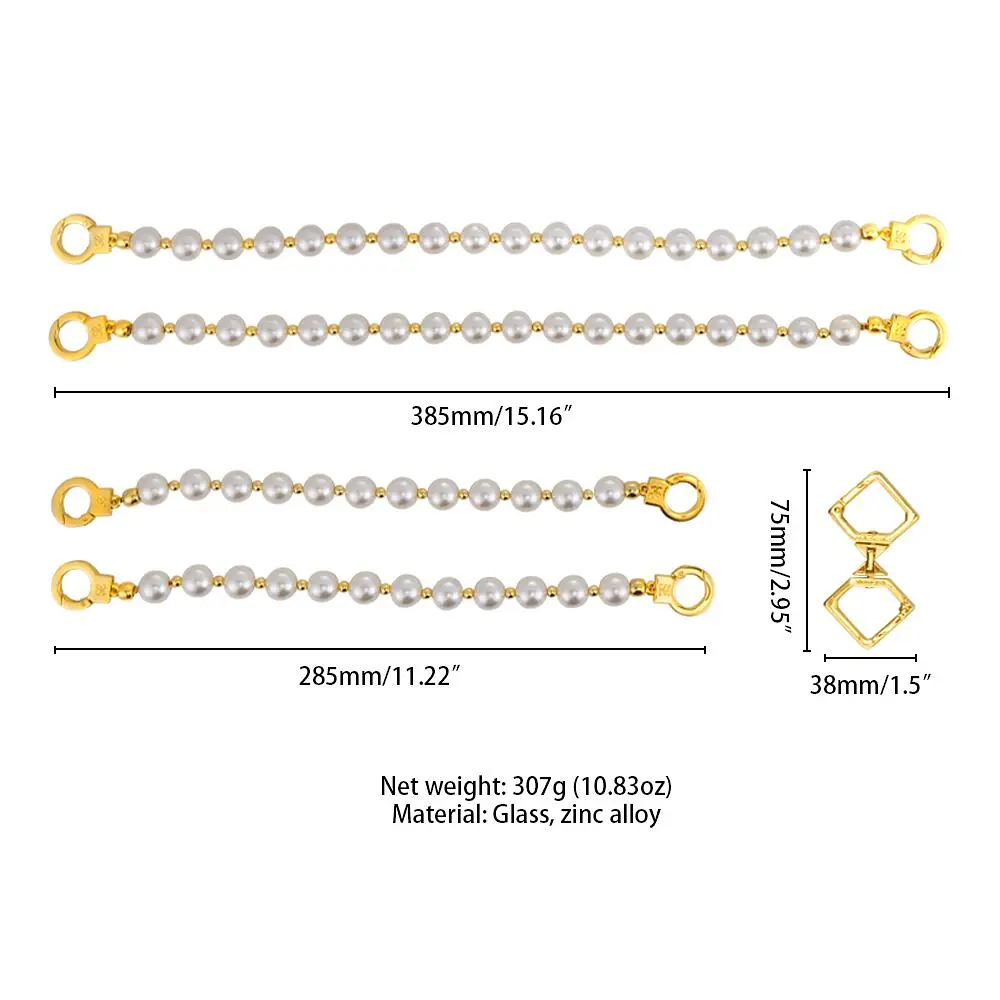 Перлинні наручники та поножі LOCKINK Pearl Handcuffs & Anklecuffs - фото 9